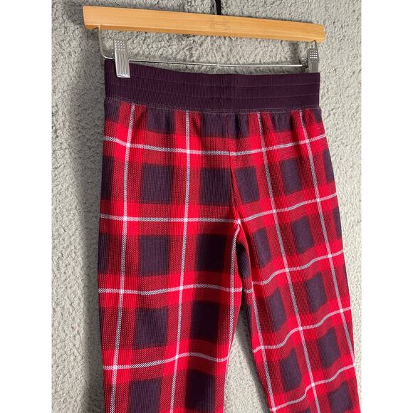 Gilligan & O’Malley Red Plaid Pajama Jogger Pants NWT XS Cozy Holiday Lounge NEW - Picture 7 of 10